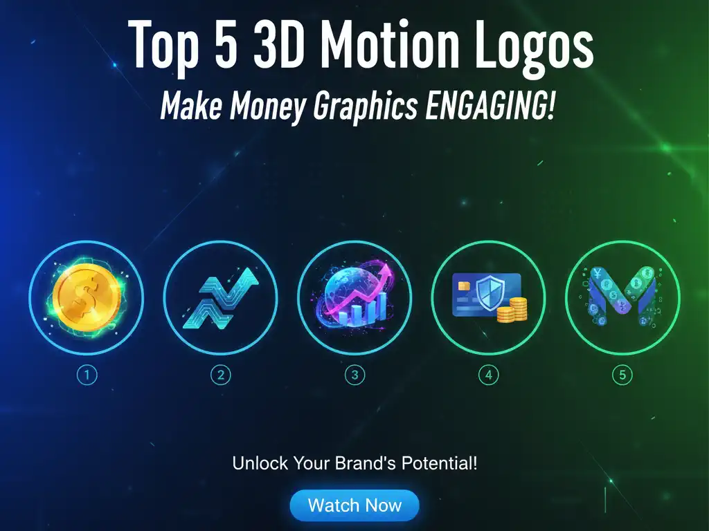 3D Motion Assets That Transform Finance Content into Visual Stories