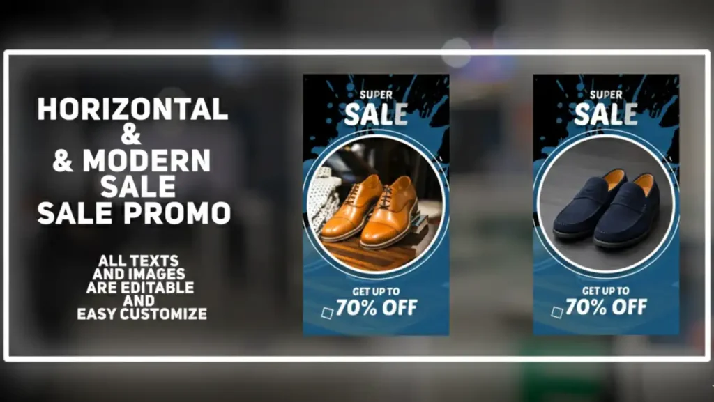 Minimal Vertical Sale Promo Video Templates for Reels