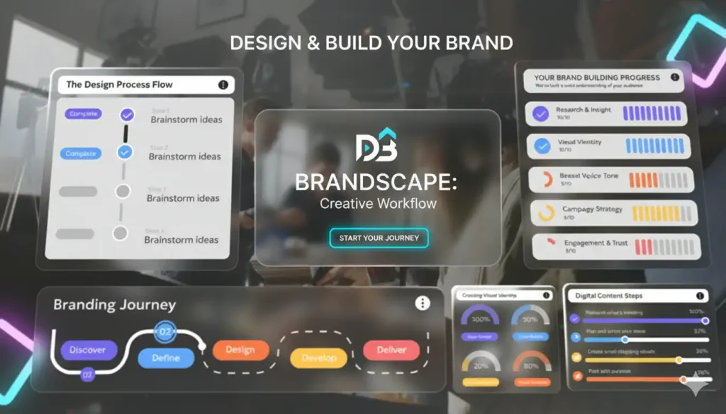 Modern Glassmorphism Infographic for After Effects
