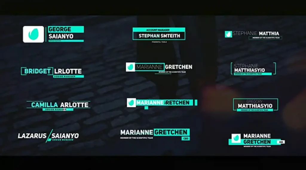 Modern Lower Third Templates for After Effects