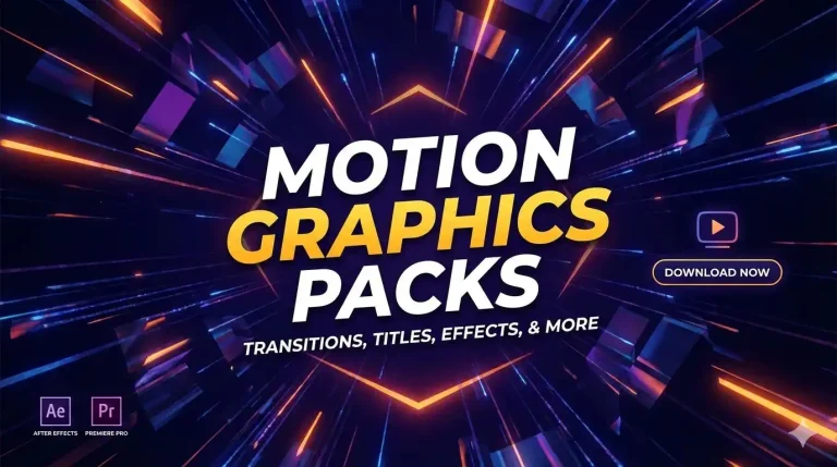 Top 3 Motion Graphics Packs on Envato With the Most Assets