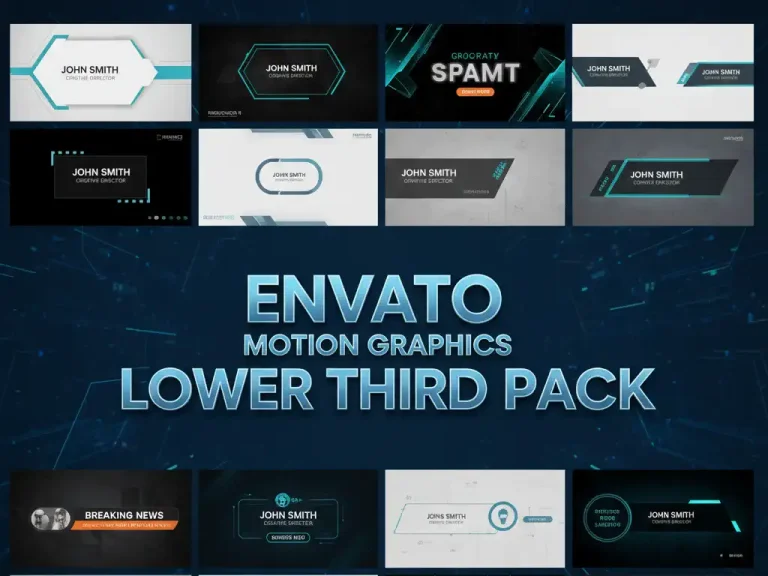 Top 5 Motion Lower Thirds for Professional Video Editing