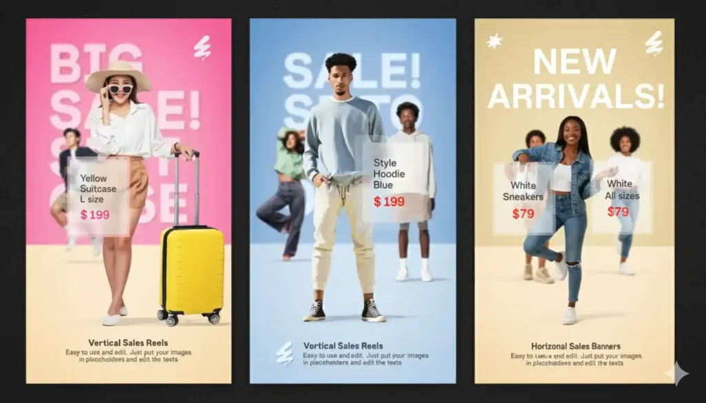 Vertical Sales Reels Templates — After Effects Promo Pack