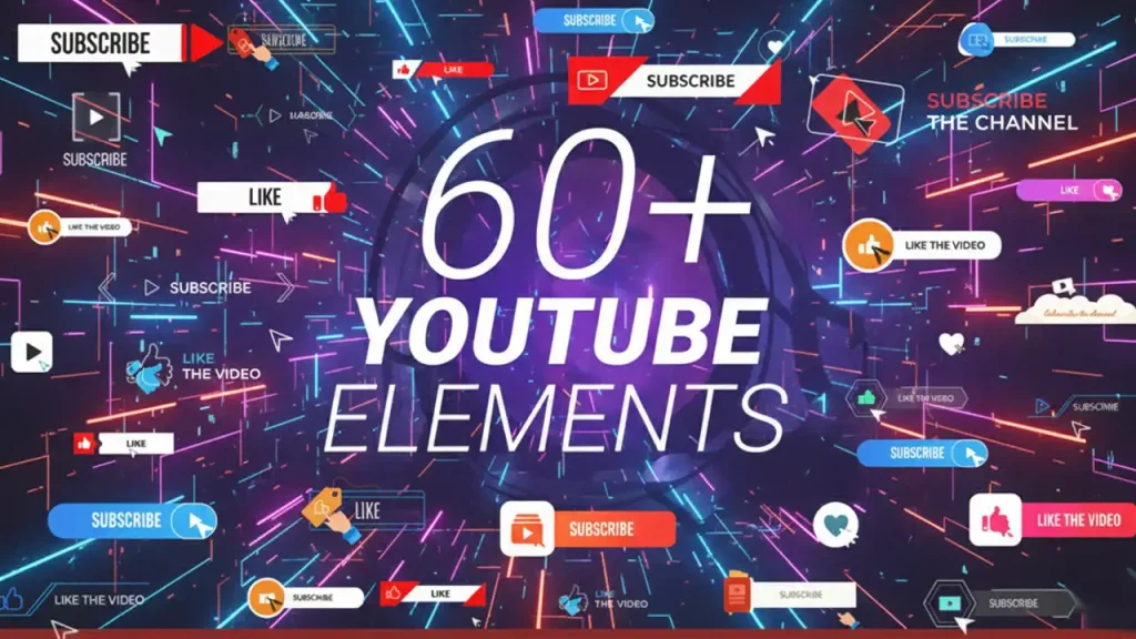 YouTube Buttons Pack – Add Custom Social Graphics to Your Videos